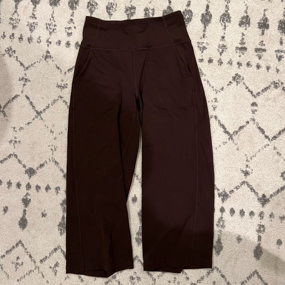 Lululemon French Press Align Wide Leg Crop